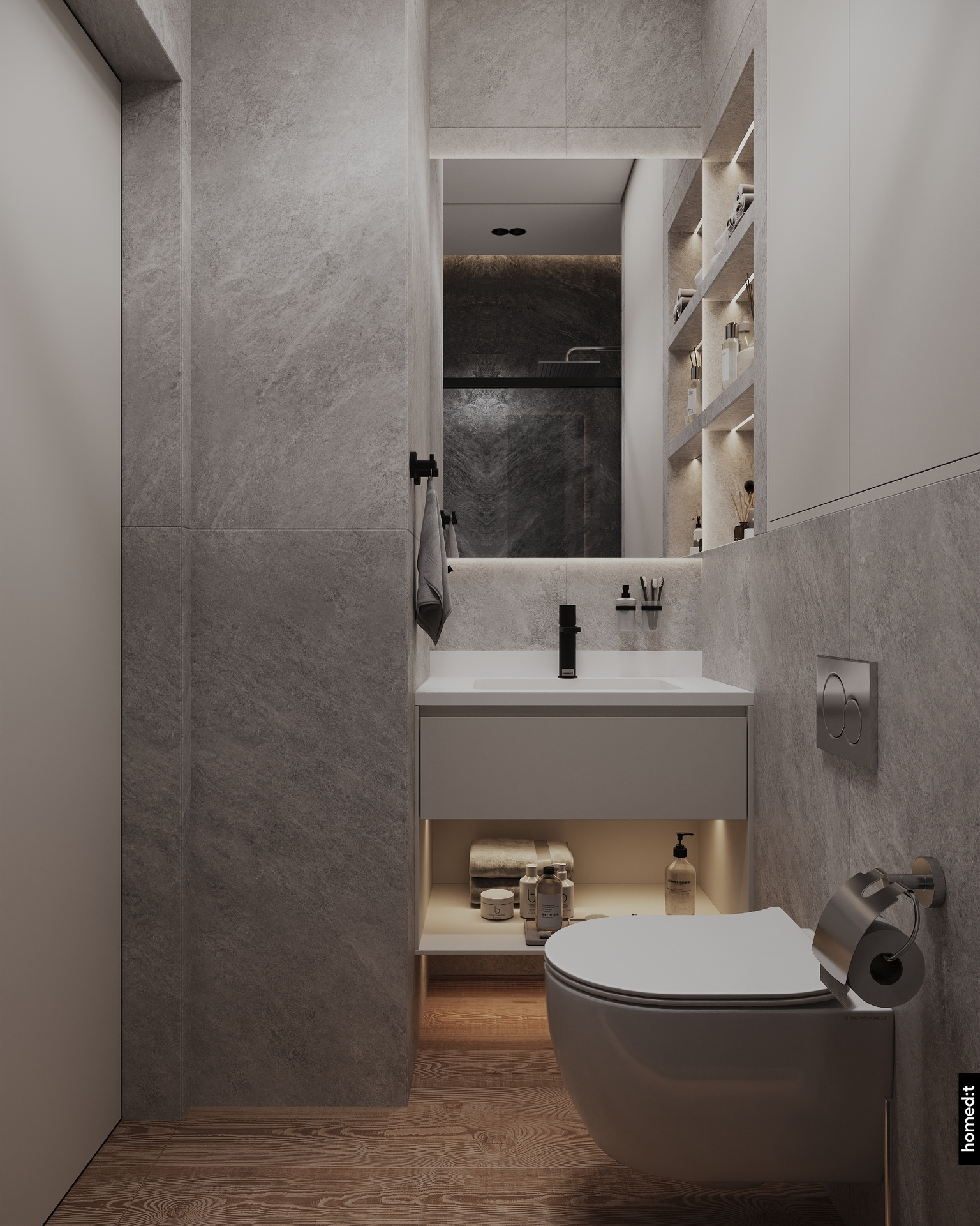 Интерьер квартиры в ЖК New Port в Ташкенте