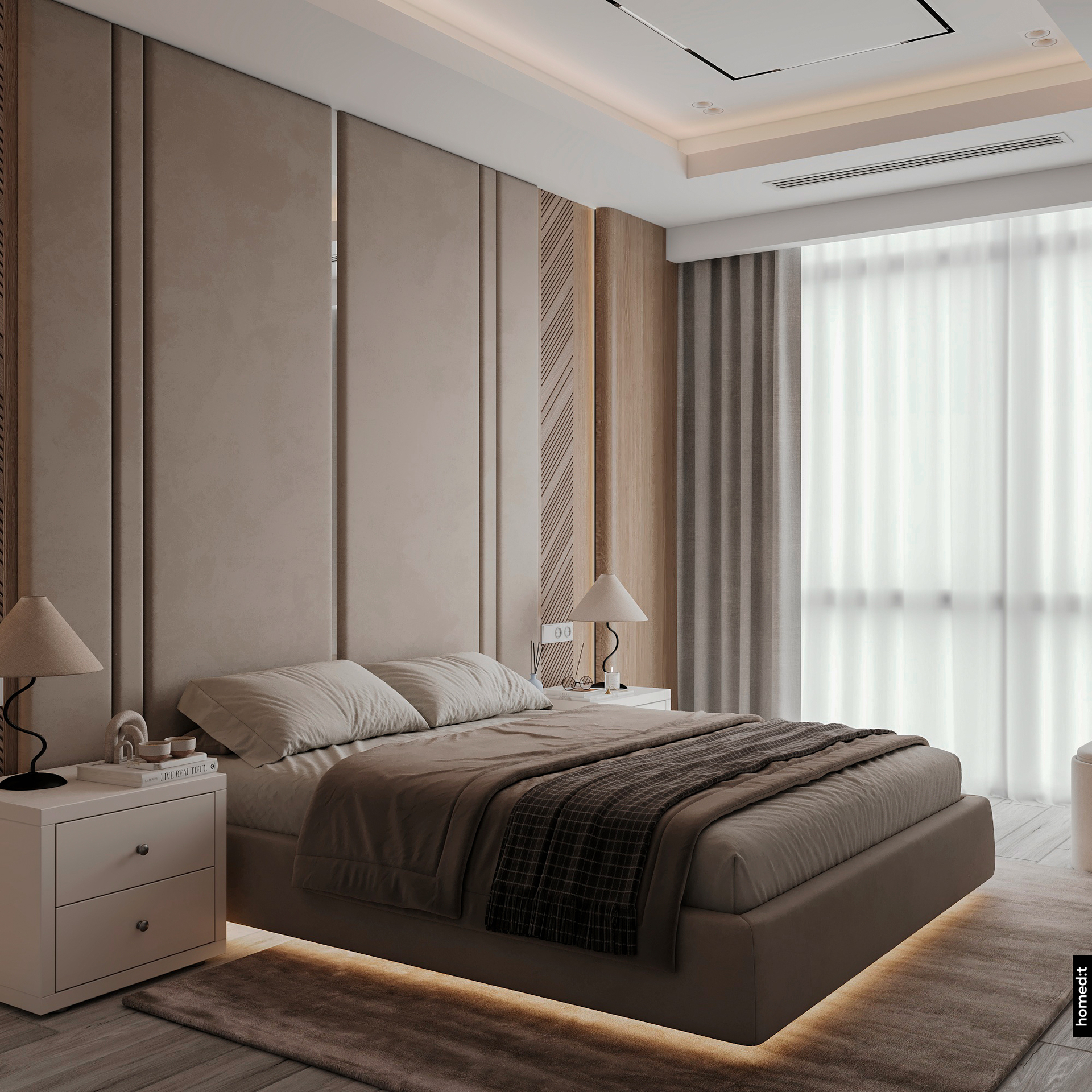 Дизайн интерьера квартиры в ЖК Piramit Tower