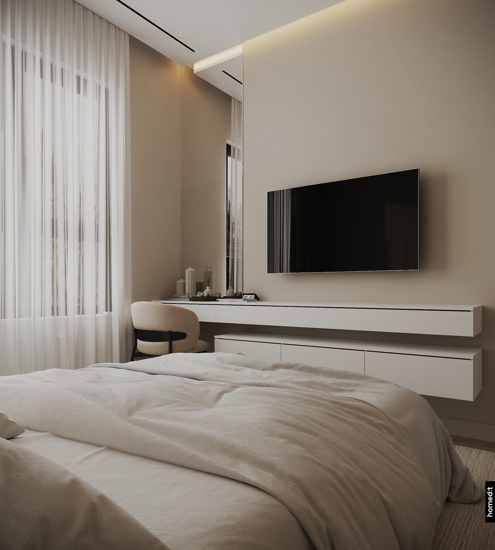 18 - Дизайн интерьера квартиры в ЖК OzMakon