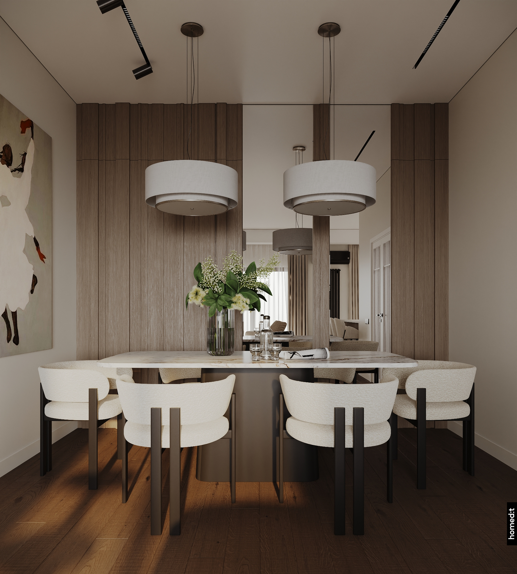 Интерьер квартиры в ЖК New Port в Ташкенте