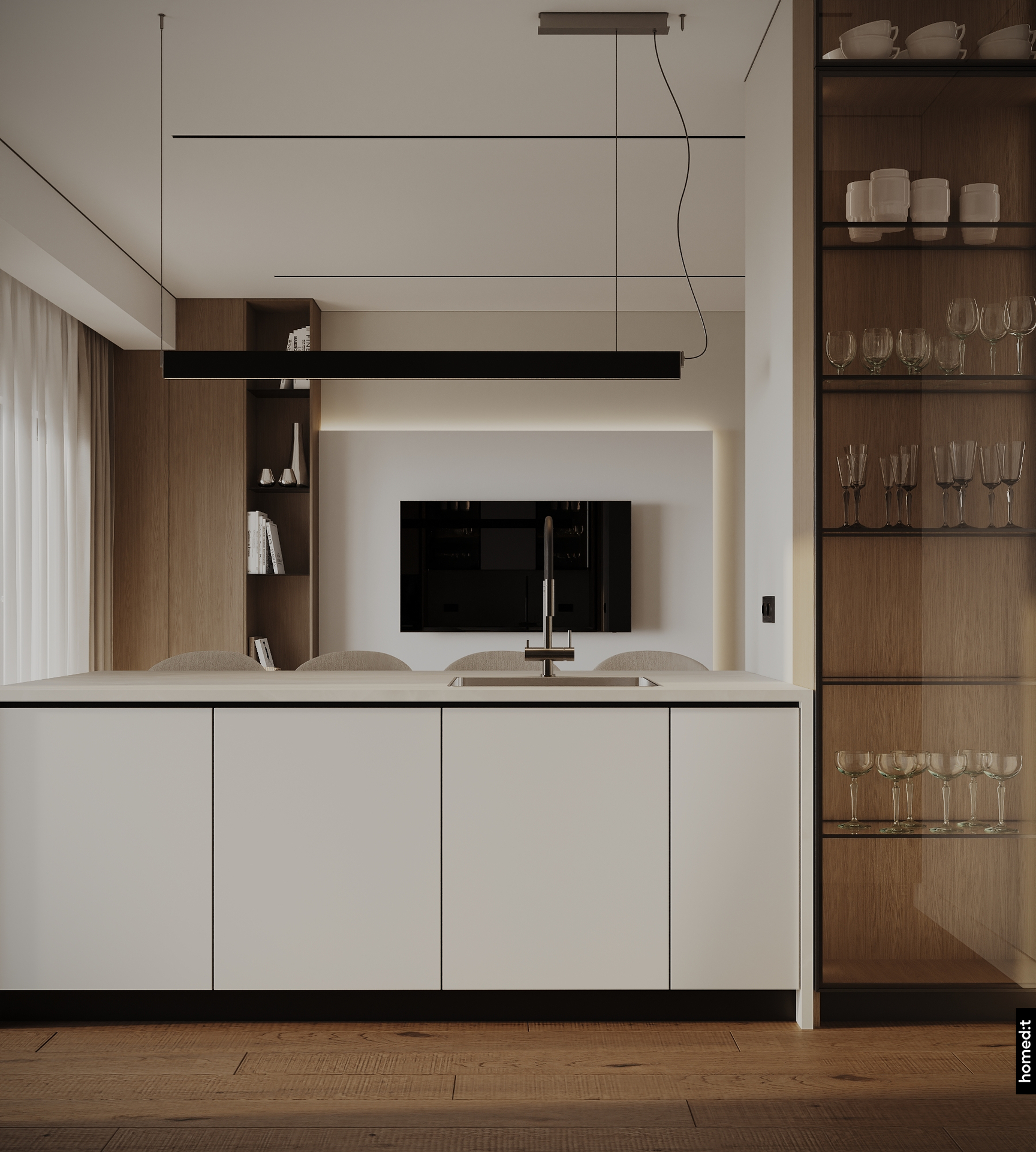 9 - Интерьер квартиры в ЖК New Port в Ташкенте