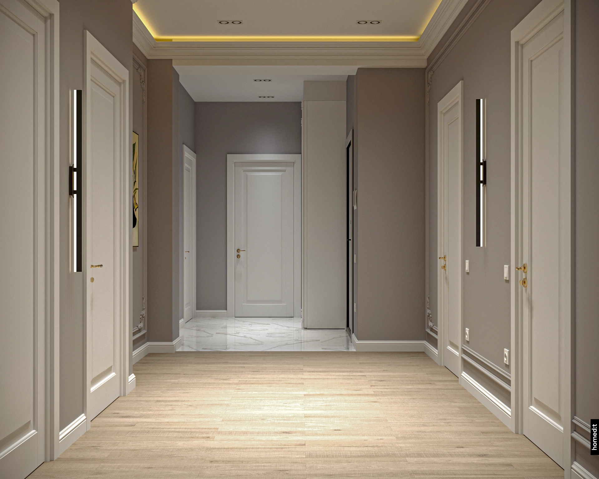 Дизайн интерьера холла