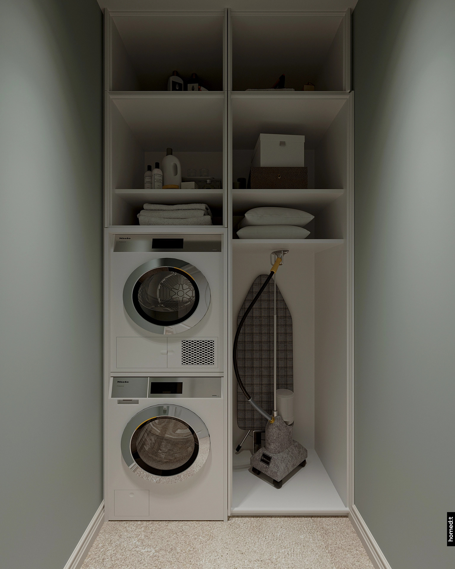 Дизайн интерьера постирочной