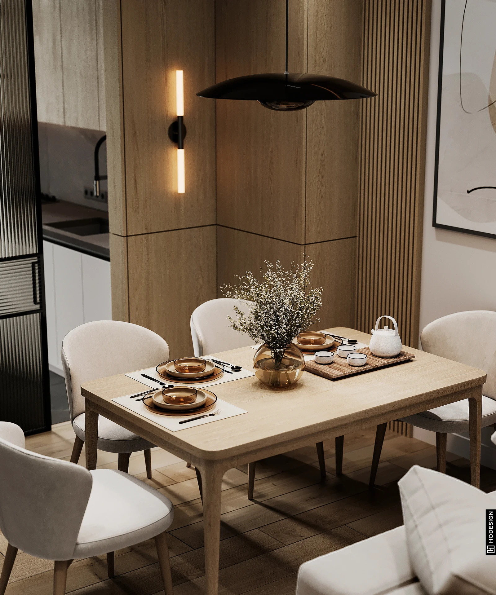 Обеденная зона в Via Port