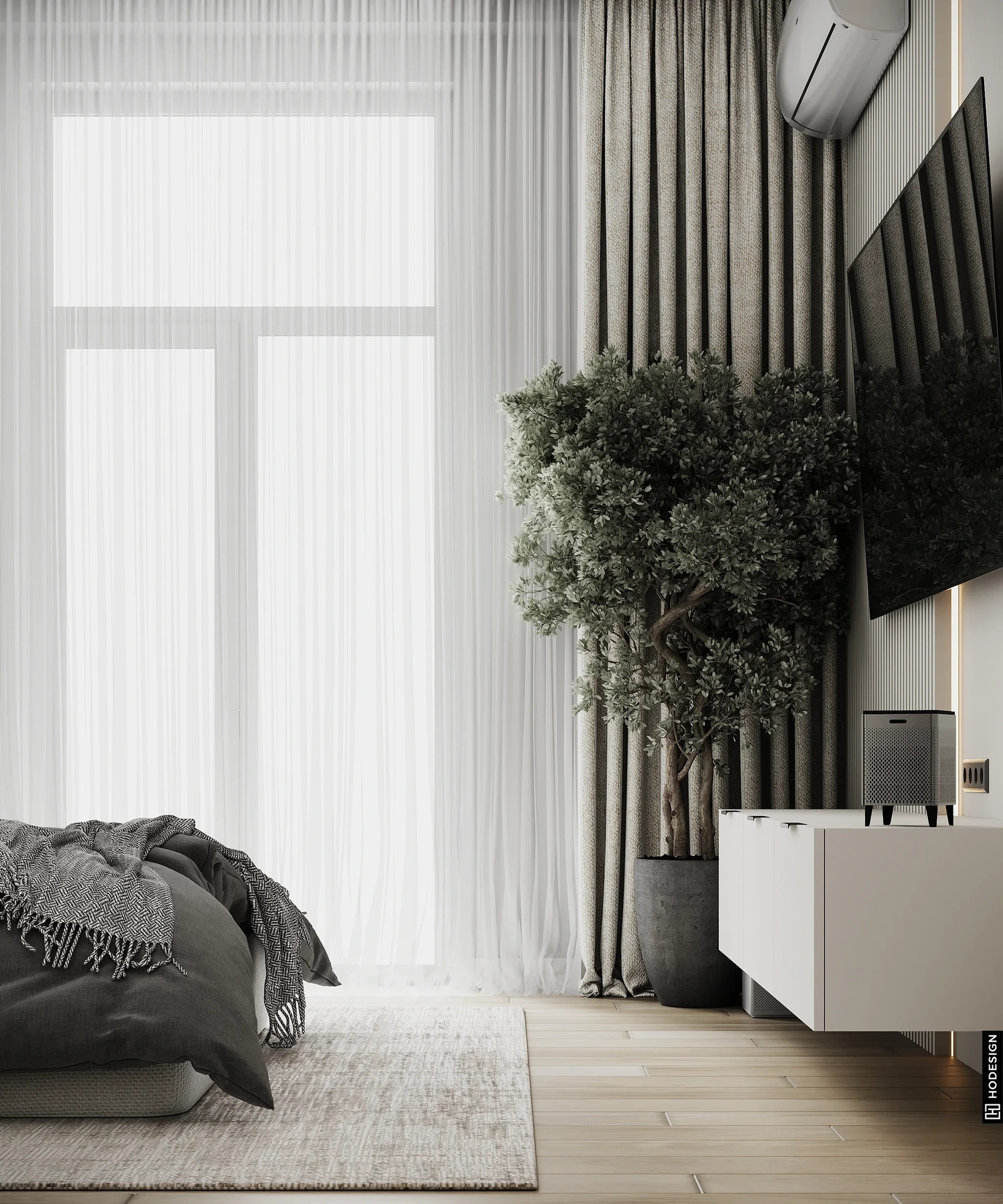 Спальня в Via Port