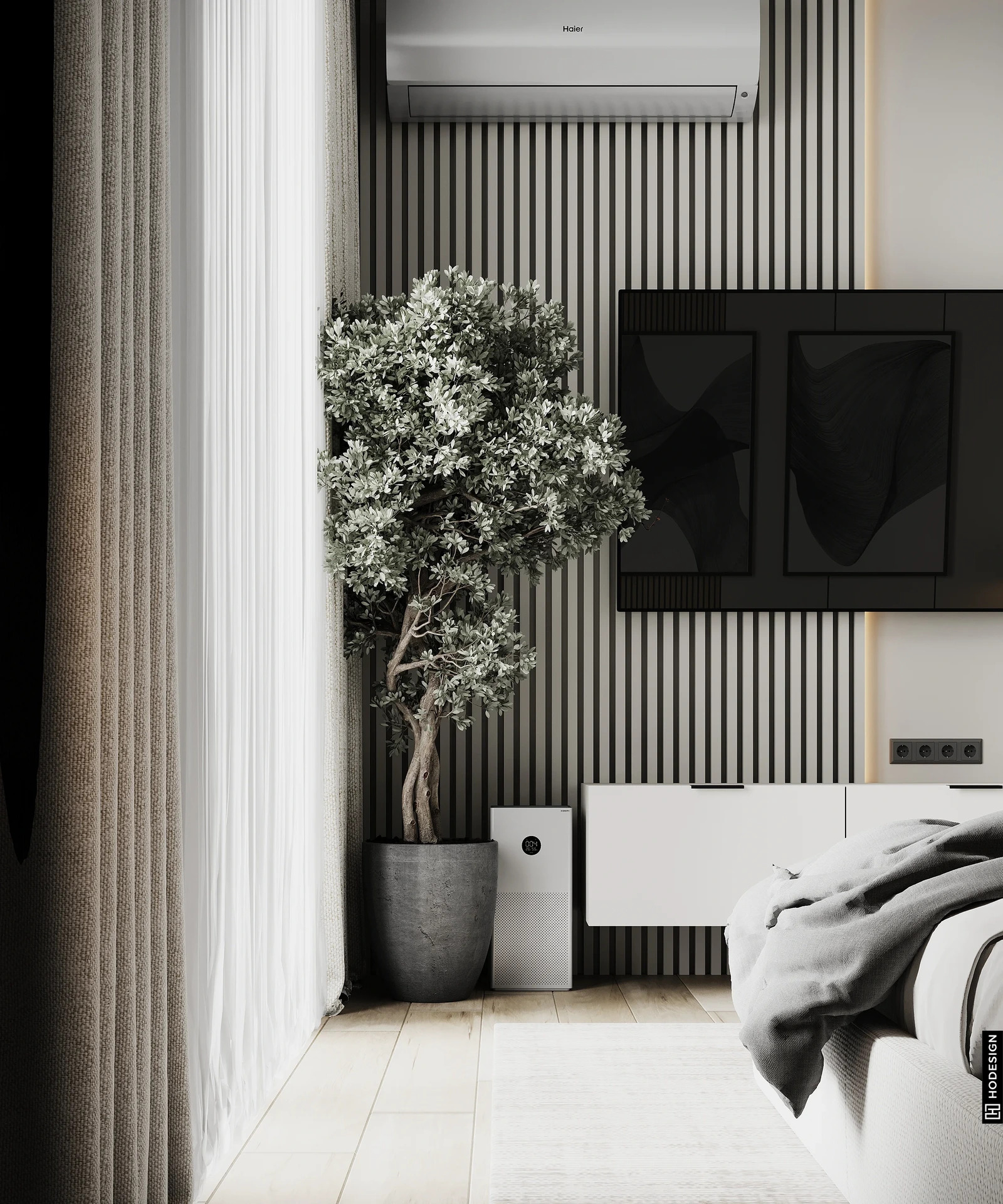 Спальня в Via Port