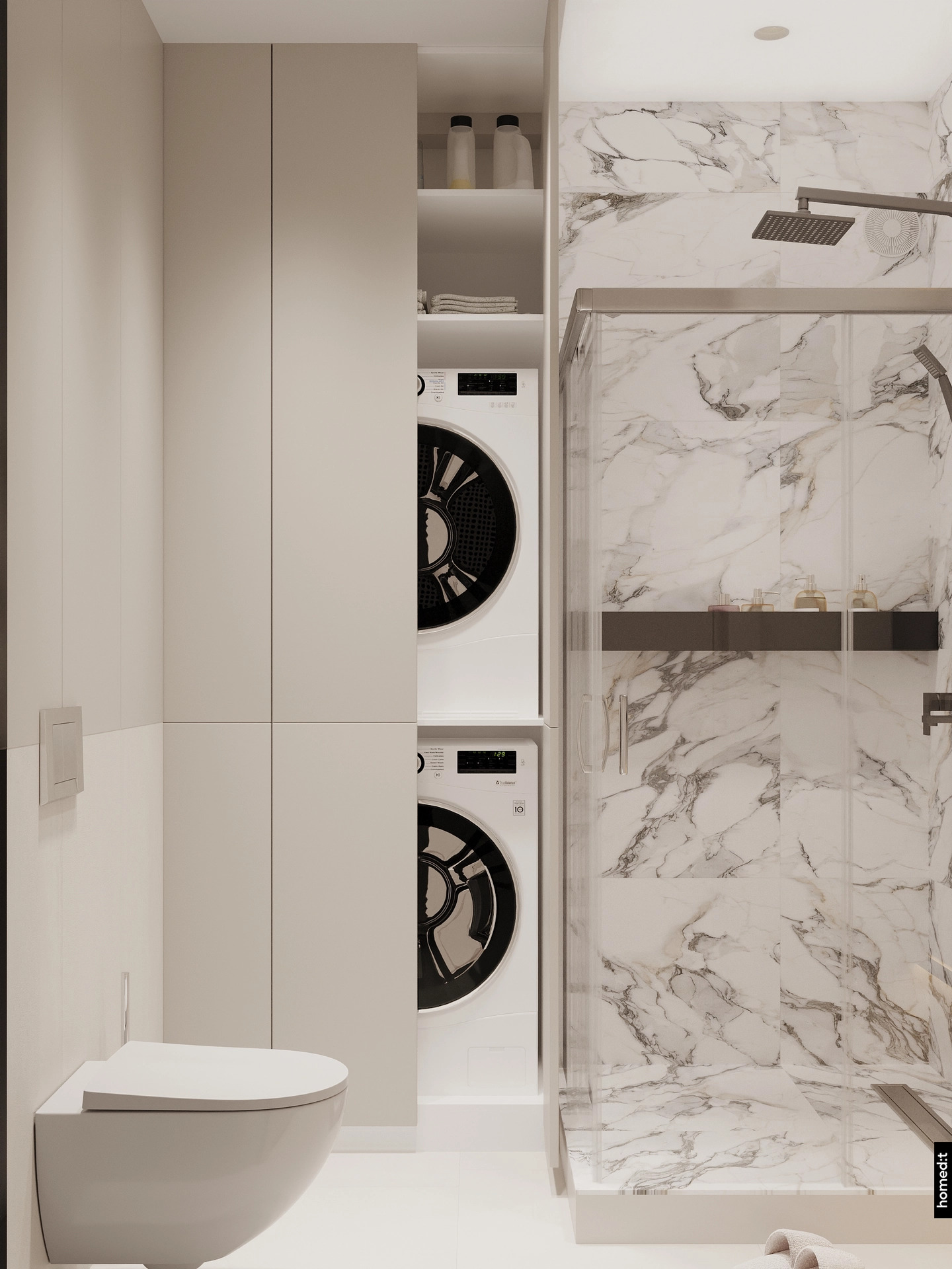 Красивый современный санузел