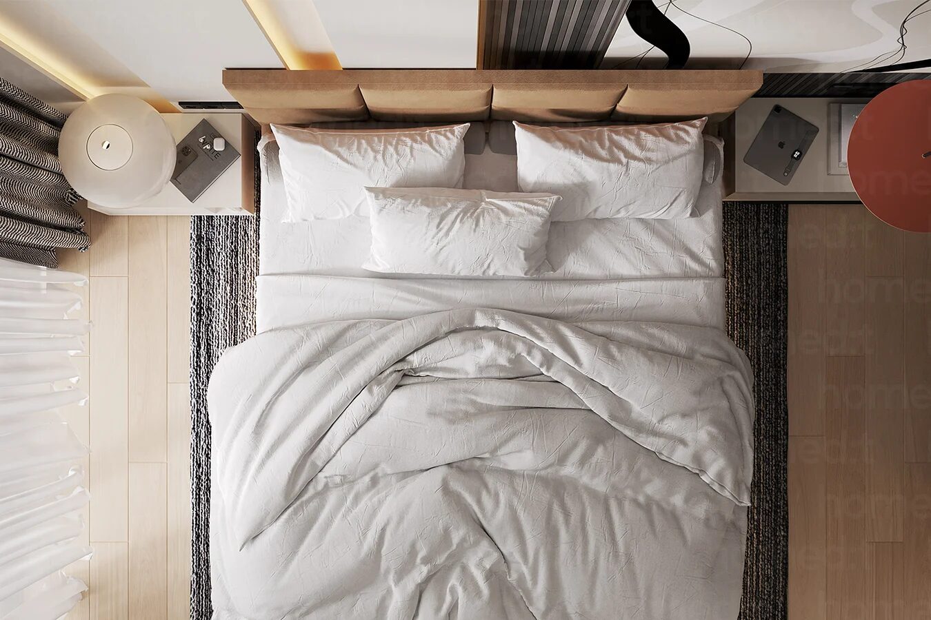 Изображение Кровать "Прага" Brick House в интерьере