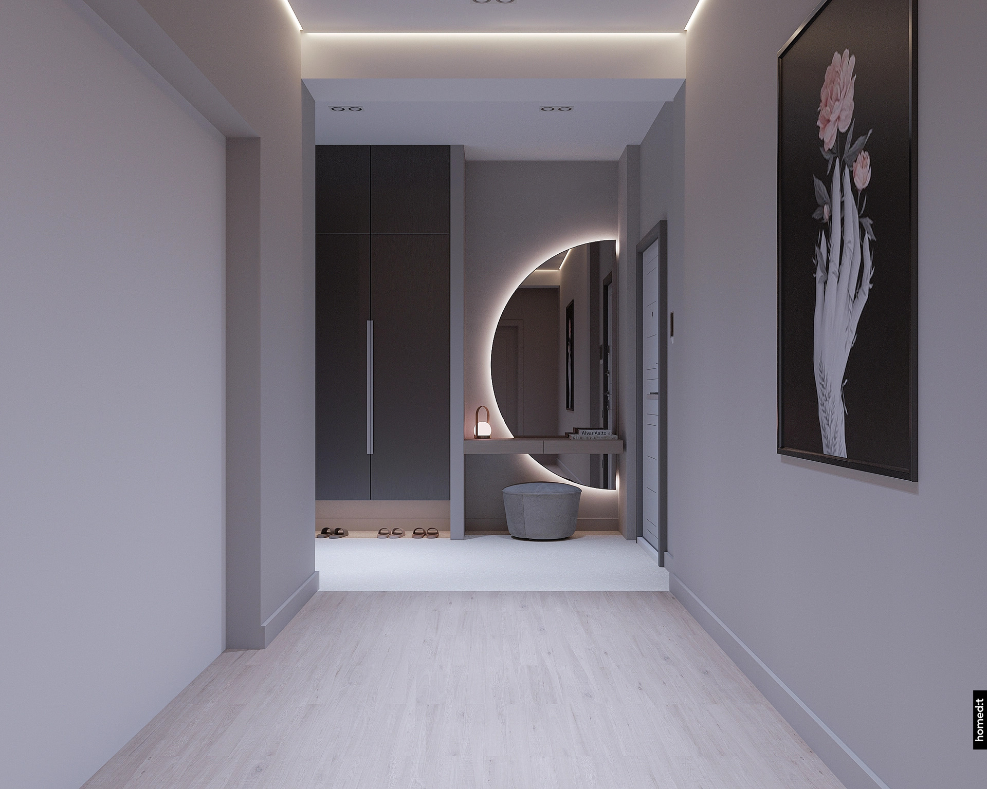 Проект интерьера прихожей