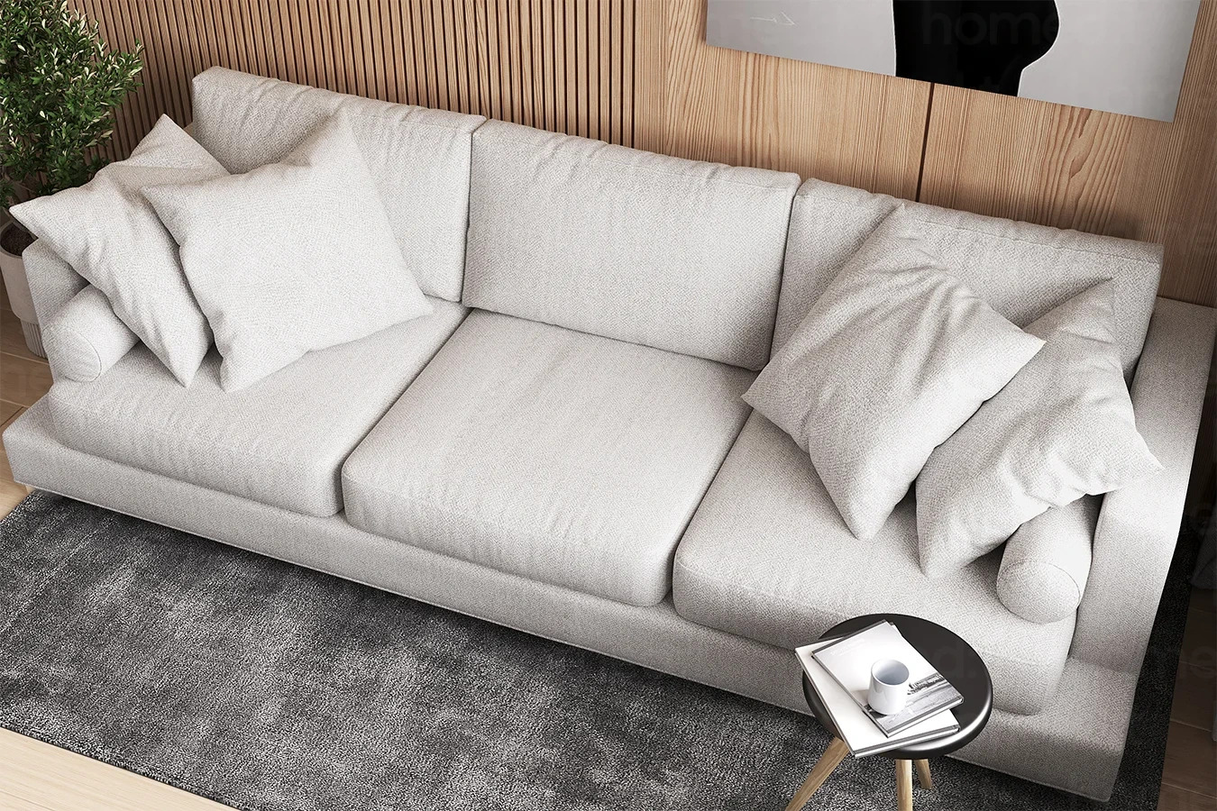 Изображение Диван "Таллин" Mottled Grey в интерьере