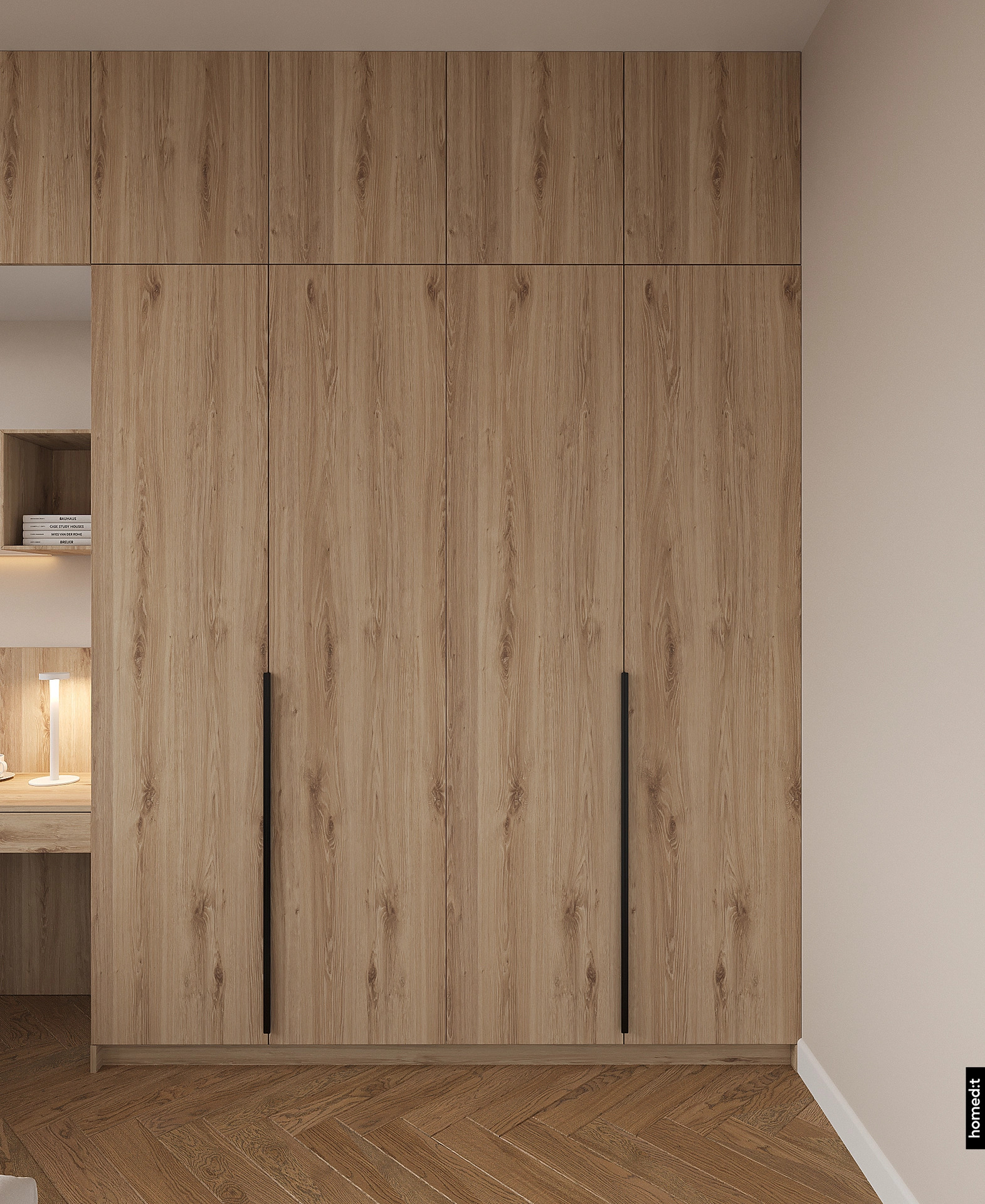 Встроенный шкаф интерьер