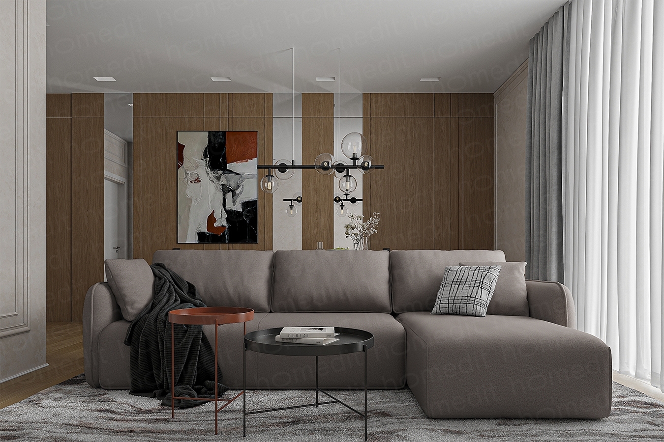 На фото: Диван "Милан" Bramble фото в интерьере