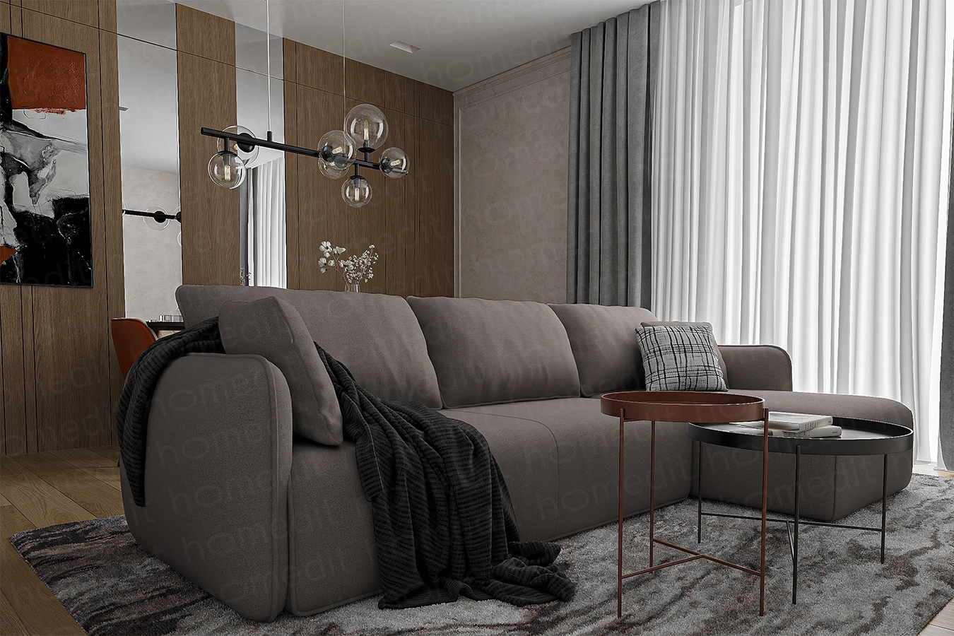 Изображение Диван "Милан" Bramble в интерьере